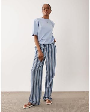 ASOS Asos Design Tall Pull On Pants - Blue