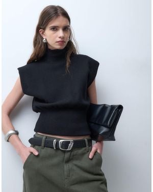 ASOS Waist And Hip Belt With Asymmetric Buckle - Blue