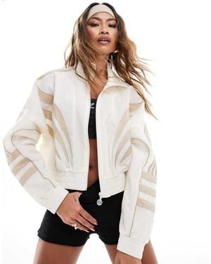 Adidas originals women's large logo woven track jacket hotsell