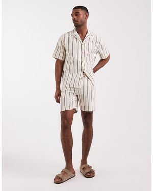 ASOS Co-ord Slim Fit Shorts - Natural