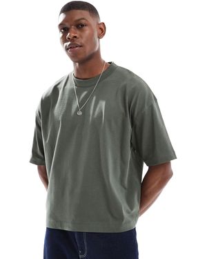 ASOS Heavyweight Oversized Boxy T-Shirt 240Gsm - Gray