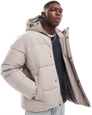 Jack & Jones Short Puffer Jacket - Natural