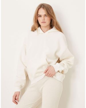 Gina Tricot Oversized Hoodie - Natural