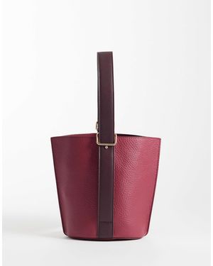 ASOS Adjustable Belted Bucket Tote Bag - Purple