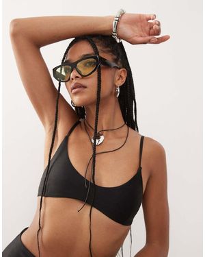 Collusion Mix And Match Pull Over Bikini Bralette - Black