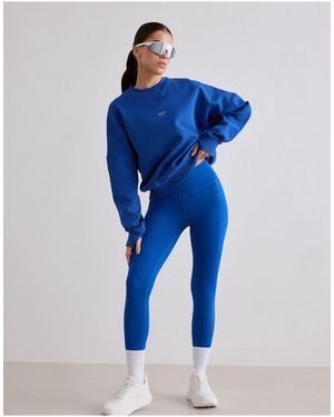 Aim'n Mallas 7/8 Azul Eléctrico Para Correr