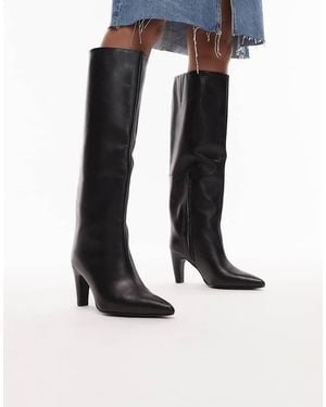 Bronx Low Jadey Knee Boots - Black