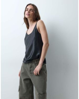 ASOS Scoop Neck Cami - Blue