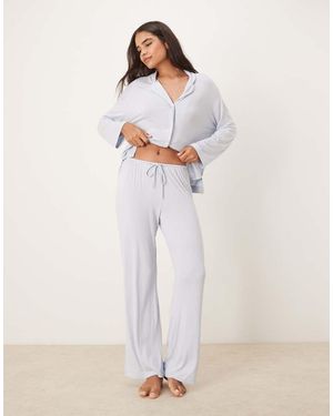 Gina Tricot Mix And Match Soft Pyjama Trousers - White