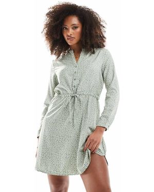 ONLY Tie Waist Dress - Green