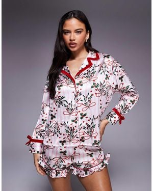 River Island – pyjama-set - Grau