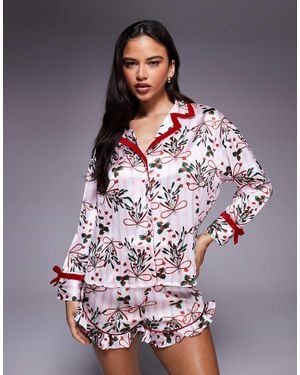 River Island – pyjama-set - Grau