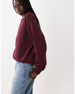 ARKET Cotton Terry Sweatshirt - Red