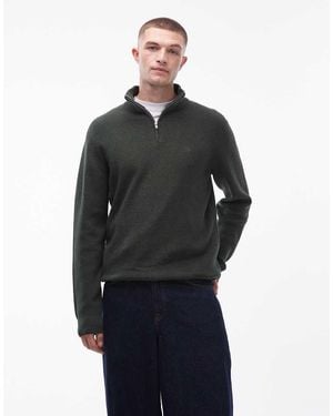 Levi's 1/4 Zip Knitted Jumper - Blue