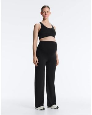 Oysho Maternity Comfortlux Straight-Leg Trousers - White