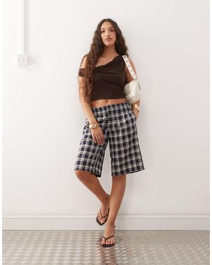 Lioness Sevigney Elastic Waist Lowrise Jorts - Natural