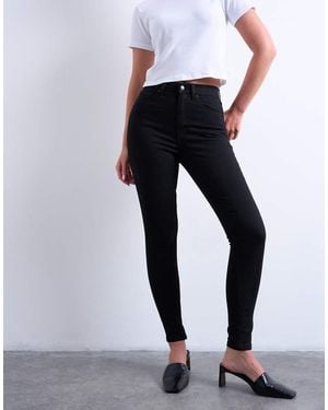 Topshop Hourglass Jamie High Rise Skinny Jean - Blue