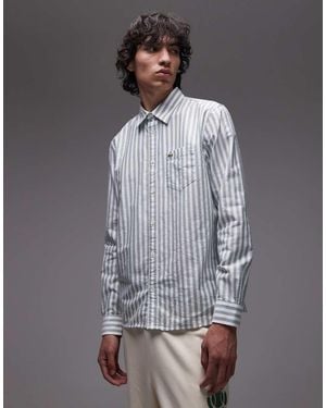 Lacoste Stripe Shirt - Grey