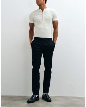 Mango Pantalon ajusté coupe slim - Blanc