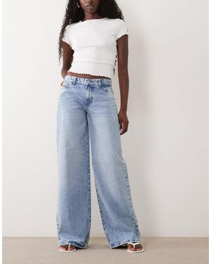 Pieces Wide Leg Jeans - Blue