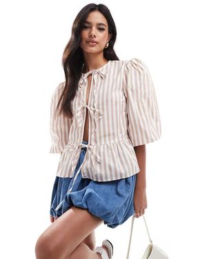 ASOS Top Peplo - Bianco
