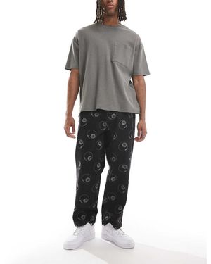 Santa Cruz Baggy Fit 8 Ball Printed Jeans - Grey