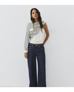 Pull&Bear Oversize Baggy Jeans - Blue