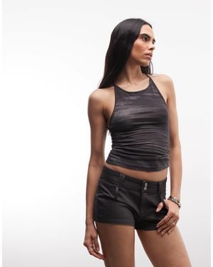 Weekday – knappe shorts - Natur