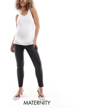 ONLY Kendell Coated Skinny Jeans - White