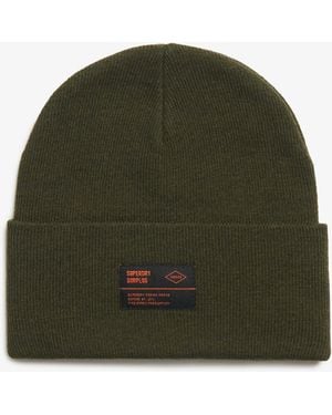 Superdry – surplus – strickmütze - Grün
