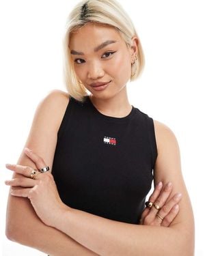 Tommy Hilfiger Slim Tank Top - Black