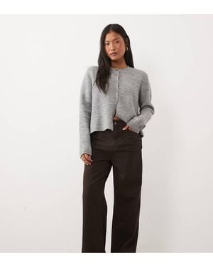 New Look Adalae Wide Leg Jeans - Grijs