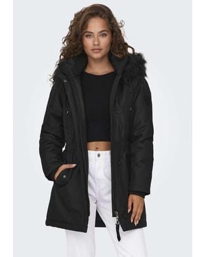 ONLY Parka Negra - Negro