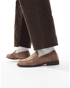 SEQWL – hero – loafer aus wildlederimitat - Braun