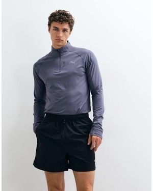 PUMA Velocity Cloudspun Running Quarter-Zip Top - Blue