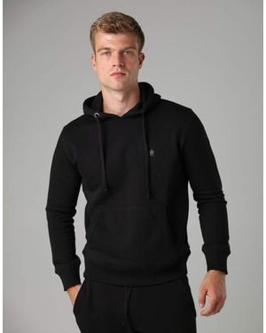 French Connection Cotton Blend Hoody - Black