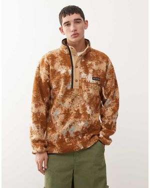 Columbia Helvetia Half Snap Fleece - Brown