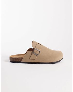 SEQWL Soda - sabots - taupe - Blanc