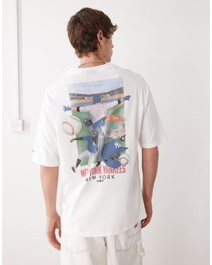 KTZ Ny Yankees Oversized T-shirt - White