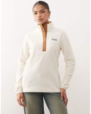 Columbia Polar Sin Cierres Con Media Tapeta De Botones De Presión Benton Springs Ii De -Neutro