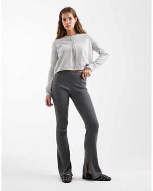 Mango Teen Flared leggings - White