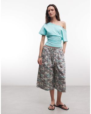 Collusion Xl baggy Longline Jort - Multicolor