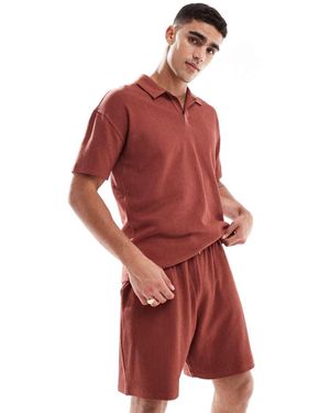 New Look Textured Jersey Shorts