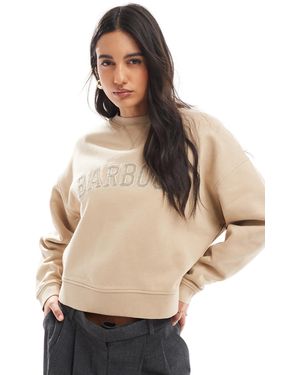 Barbour Silverdale Collegiate Logo Sweatshirt - Natural