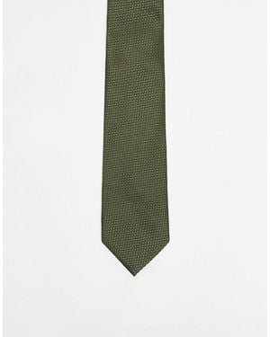 ASOS Textured Tie - Green