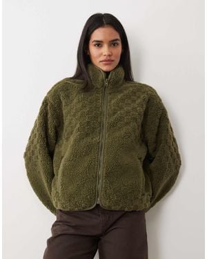 Vans Queens jacke mit hohem flor - Grün
