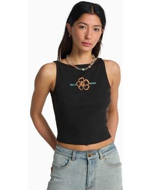 Billabong Go For It Vest Top - Black