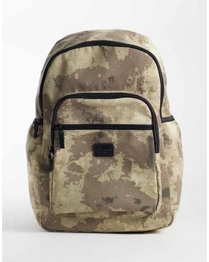 ASOS Relaxed Camo Print Nylon Backpack - Green