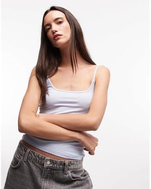 Monki Scoopneck Vest - Gray