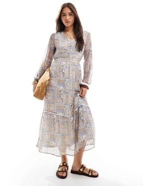 Vero Moda Smock Maxi Dress - White